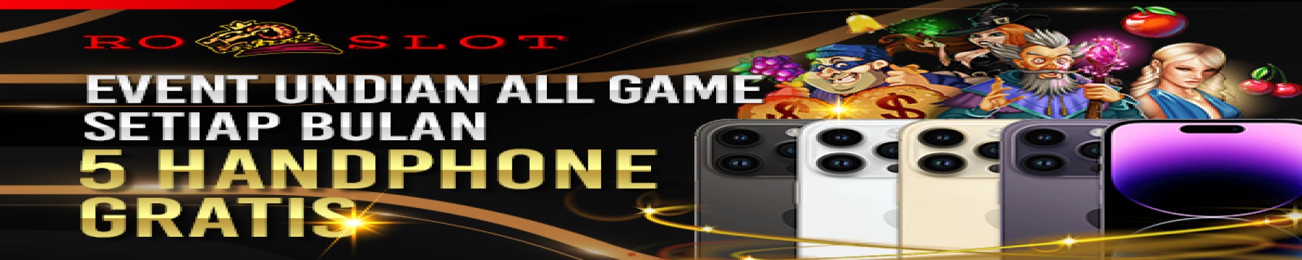 event roslot undian all game berhadiah handphone